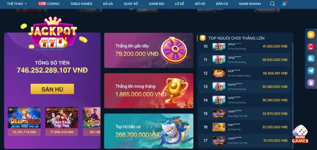 Thưởng nạp tiền lần đầu lên đến 100%